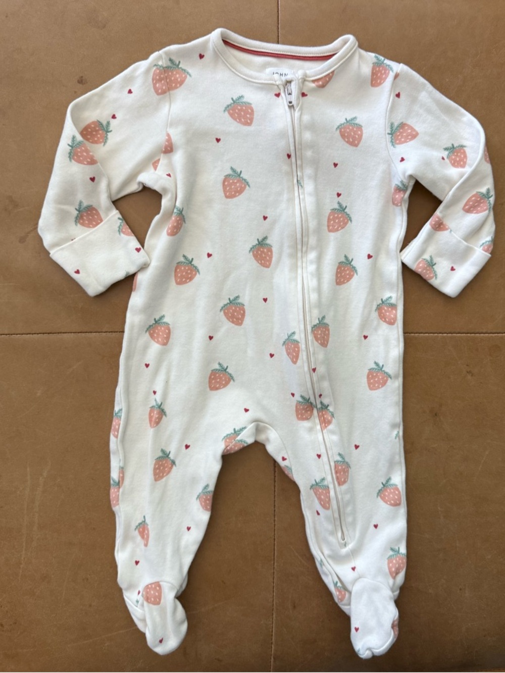 💛$15 FLASH SALE💛John Lewis Cotton Footie 3-6m